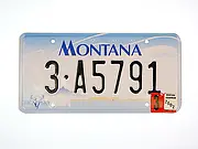 US- Nummernschild aus Montana - Größe: 30 cm x 15 cm