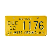 US-Nummernschild West Virginia - Wild Wonderful - original 