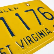 US-Nummernschild West Virginia - Wild Wonderful - original 