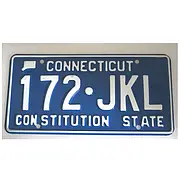 US-Nummernschild Connecticut