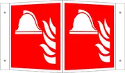 Brandschutzschild - Winkel »Mittel und Gerät zur Brandbekämpfung« 