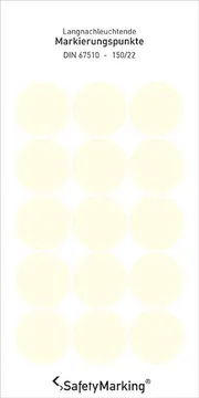 Fluchtweg-​Detailmarkierung »Markierungspunkte« 