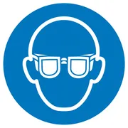 Gebotsschild »Augenschutz benutzen« 