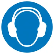 Gebotsschild »Gehörschutz benutzen« 