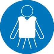 Gebotsschild »Rettungsweste benutzen« 