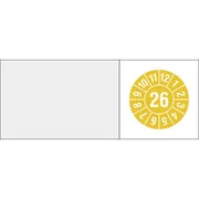 Kabelprüfplakette - mit Jahresfarbe »Jahreszahl: 26« 