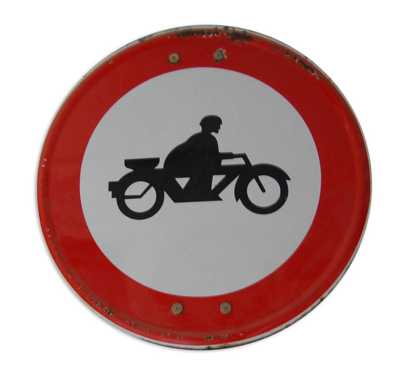 verbot für motorradfahrer