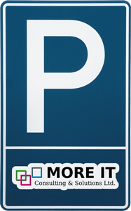 Parkplatzschild mit Ihrem Logo